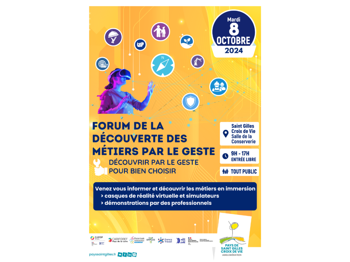 [Saint-Gilles-Croix-de-Vie] Forum de la découverte des métiers par le geste 