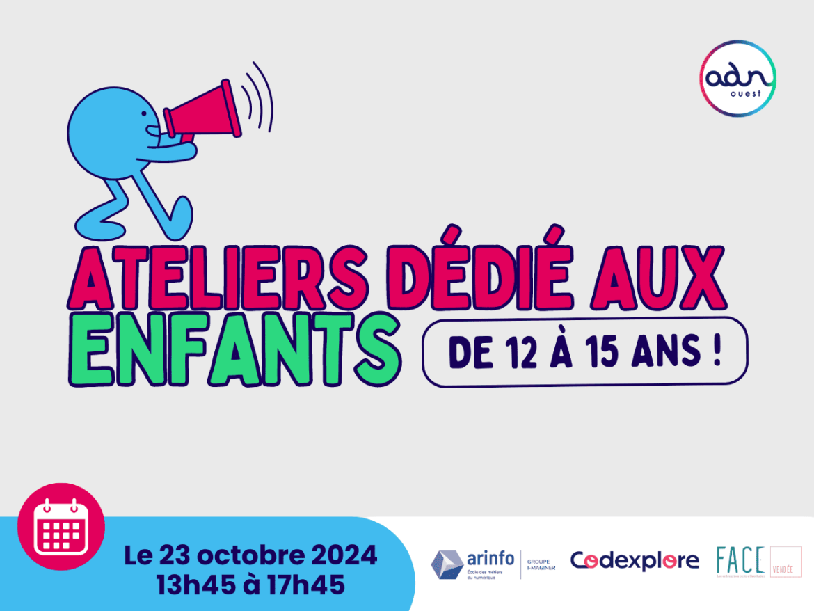 Ateliers pour les enfants de 12 à 15 ans à la Roche-sur-Yon