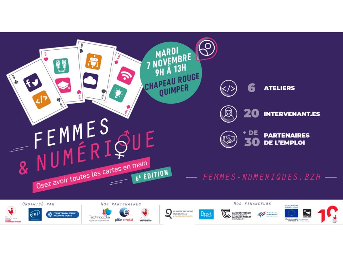 Evenement sur les femmes et le numérique à Quimper 