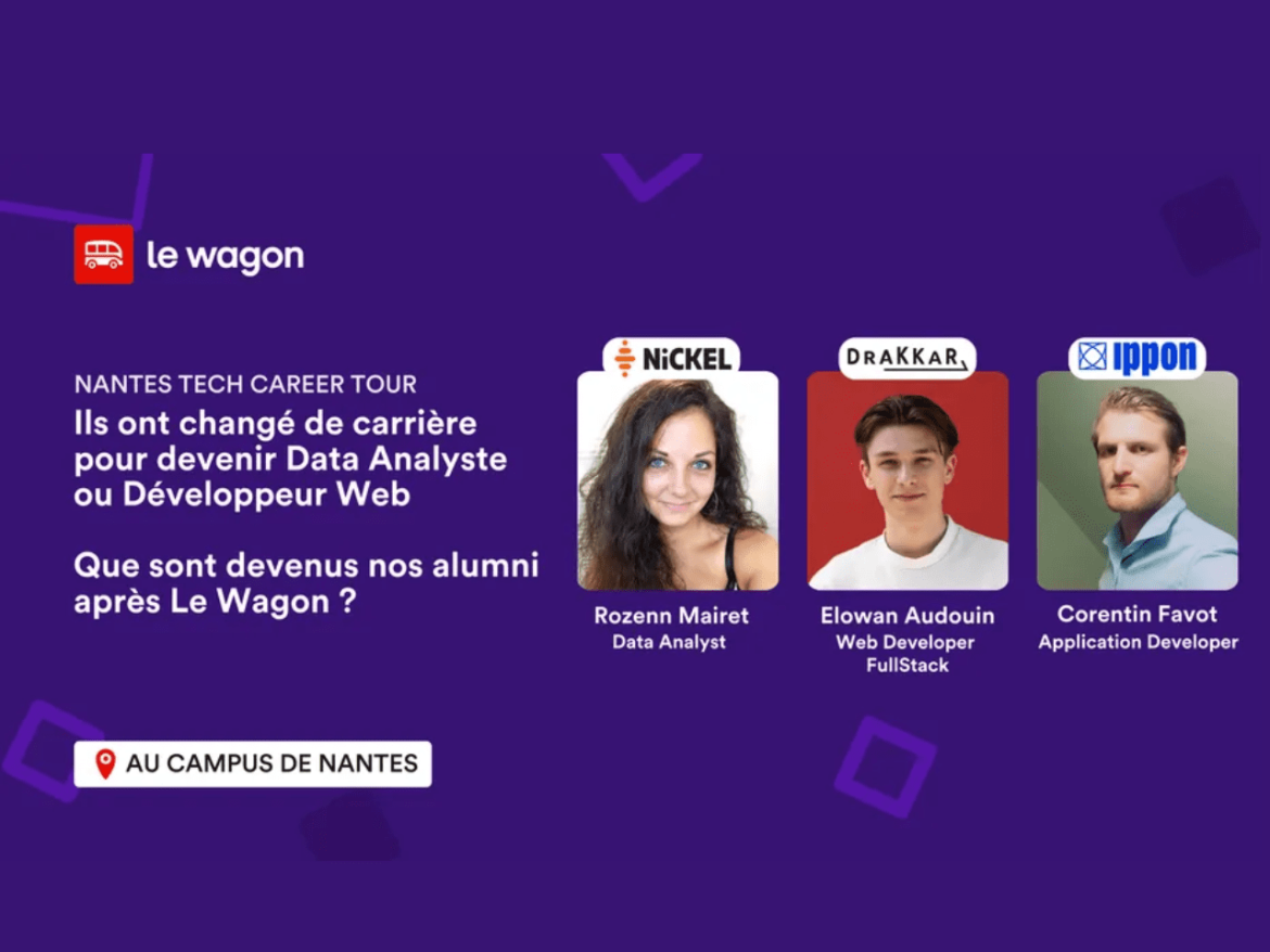 Ils ont changé de carrière pour devenir Data Analyste ou Développeur Web