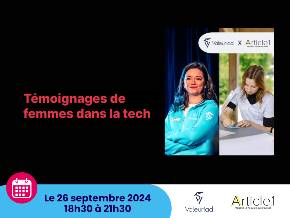 Témoignages de femmes dans la tech